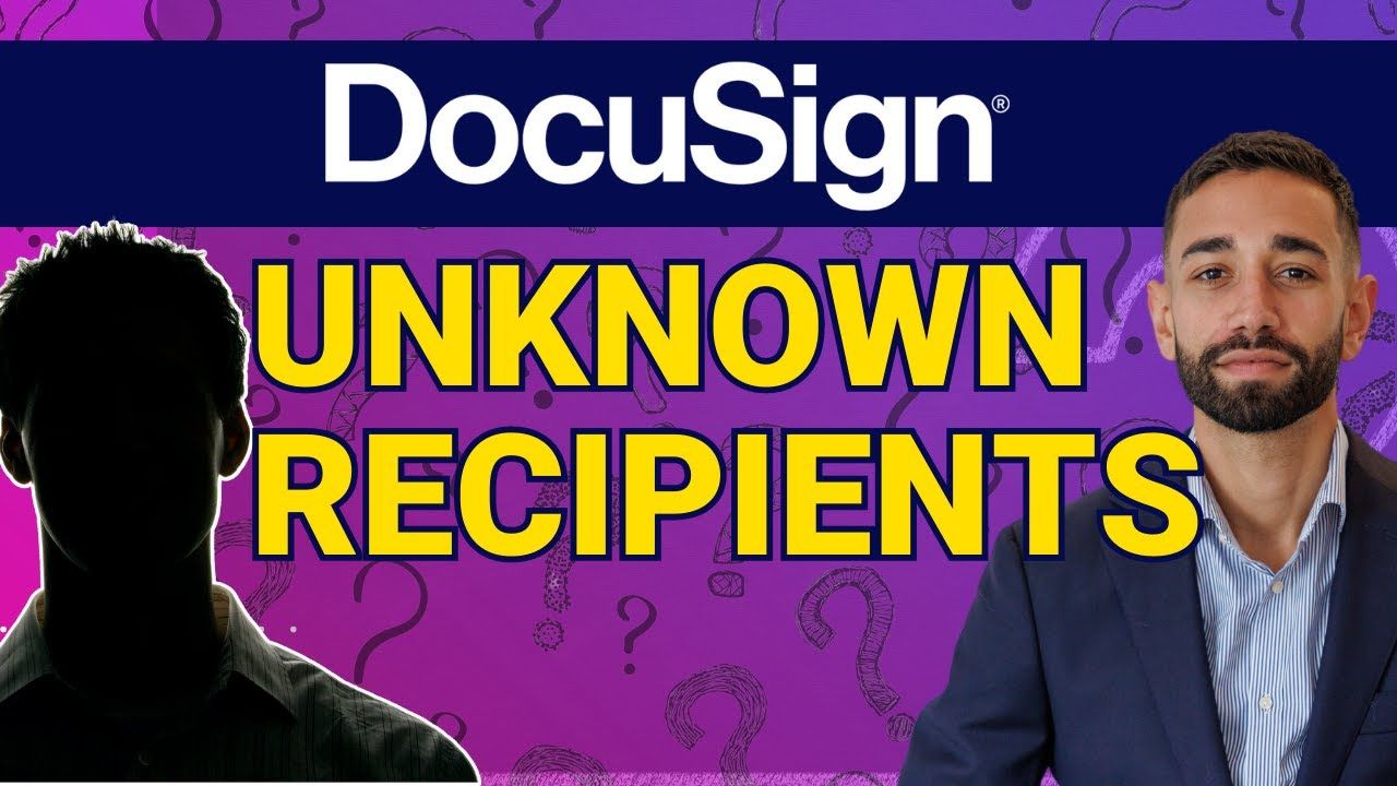 Collect Signatures from Unknown Signers With DocuSign Specify Recipient